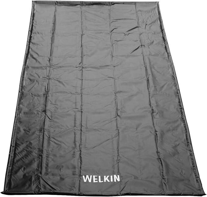 WELKIN Containment Mat,(7'9" x 18'),Non-Slip Garage Floor Mat - Heavy Duty Waterproof Protection from Snow, Rain and Mud for Cars