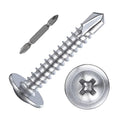 (200 pcs) Wensilon #10×1”for Sheet Metal Self-Tapping Screws 410 Stainless Steel Truss Head High-Strength Quick Tapping Screws