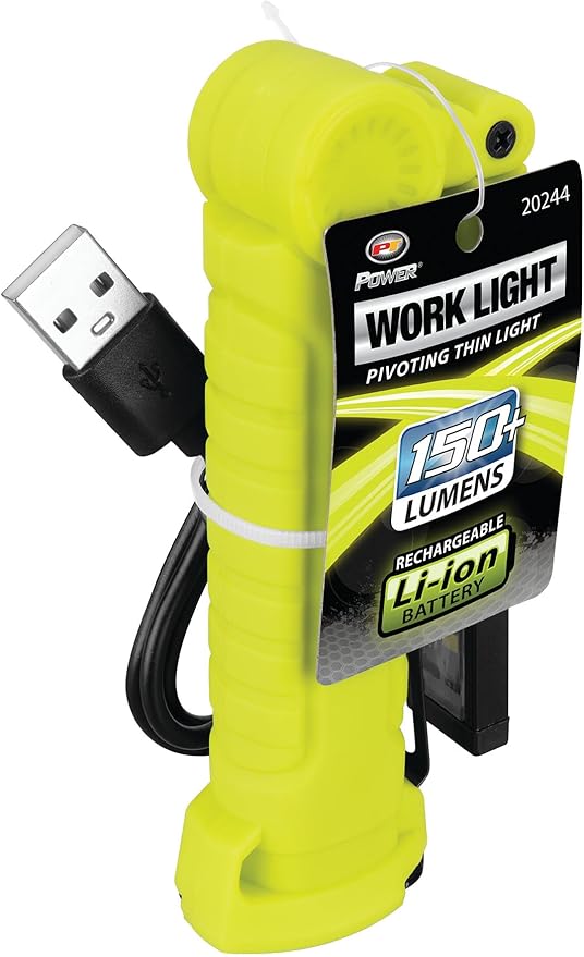 Performance Tool 20244 150+ Lumens Li-Ion Thin Work Light - 360 Degree Illumination, Compact Design