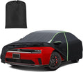 Mixsuper Liner Car Cover for Dodge Charger 2006-2026, 7 Layers Waterproof Car Cover Accessories for Charger with Zipper Door, Windproof Straps, Reflective Strips, Anti-UV, All Weather