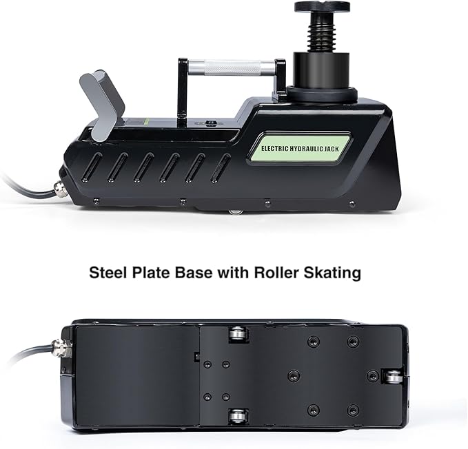 Anbull Electric Car Jack 15 Ton,Hydraulic Car Jack Kit 12V DC,Electric Floor Jack with LED Light for RVs,Vans,Trucks,SUVs Tires Change&Garage Repair