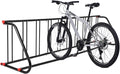 Commercial Grid Bike Rack for 10 Bikes - Heavy Duty Metal Bike Stand Floor, Outdoor Bicycle Parking Rack for Garage, Retail, School, Backyard, Bike Shop (Single Side)