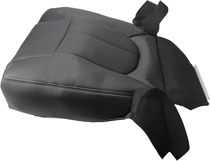 AUTOKAY Car Seat Covers for Ford Ford F250 F350 F450 F550 11-16, 4 Pcs Waterproof Faux Leatherette Cushion Cover Front Bottom & Top Back Synthetic Leather Seat Cover Black