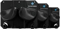 Ultimate Ski & Snowboard Wall Storage Rack - Fits any Ski or Snowboard - Save Your Rocker, Tips and Tails - Damage-free - 3x - Black