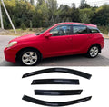 Side Window Wind Deflector,4pcs Outside Mount Style Sun Rain Guards Set,Dark Smoke Nice Window Visor fit for 2003-2008 Toyota Matrix E130 / Pontiac Vibe 94455
