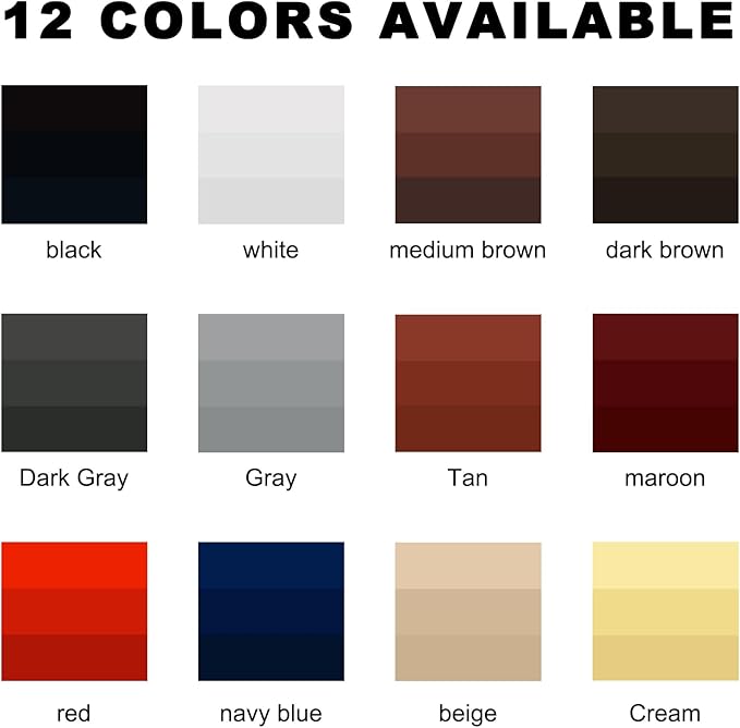 Gray Leather Recoloring Balm, 12oz Leather Color Restorer for Couches, Leather Repair Kit for Furniture, Leather Dye for Leather Fade, Leather Repair Restore car seat