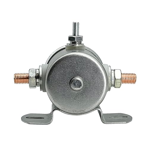 240-01009 Winch Motor Golf Cart Solenoid Compatible with/Replacement for 5 Term 12 Volt Hd 15-301, 15-338, 15-341, SBD4201, SBD4201D, SBD4201E, SBD4202D 440003, 440110