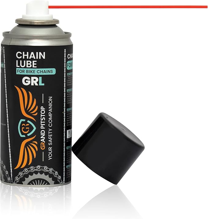 GRAND PITSTOP Chain Cleaner, Degreaser 160ml and Chain Lube, Greaser, 160ml Motorcycle Bike Chain Cleaner for all bikes Motorcycles, Super Durable