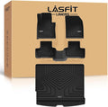 LASFIT Floor Mats & Cargo Mat for Volvo XC60 (2018-2026),XC60 All Weather Floor Liner TPE Custom Fit 1st & 2nd Row Car Mats and Floor Mats for XC60 Automotive Accessories(Not Fit PHEV (T8 Models))