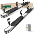 YHTAUTO 5 Inch Running Boards Side Steps Fit Chevy Silverado/GMC Sierra 2007-2018 1500 & 2500 HD 3500 HD 2007-2019 Crew Cab Exclude Classic Model
