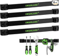 SWANLAKE 12" Magnetic Tool Holder Strip,Metal Tool Magnet Bar for Garage Organization(4PCS)