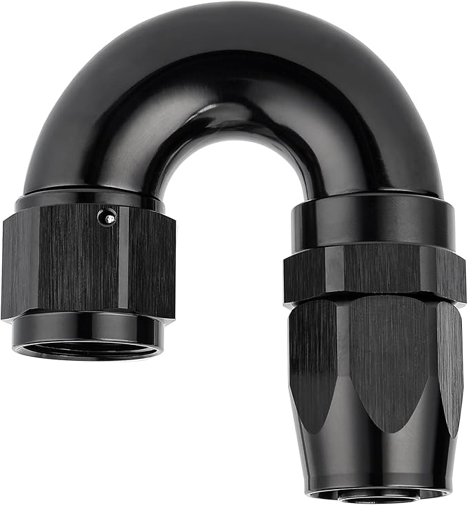 EVIL ENERGY 10AN 180 Degree One Piece Full Flow Hose End Fitting Swivel For CPE Braided Hose