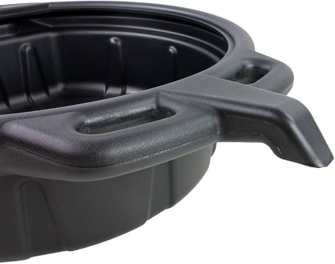 Capri Tools CP21021 Portable Oil Drain Pan, Anti-Freeze, Black