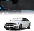 INSAUTO for VW Jetta 2020 Windshield Sun Shade Sunshade 2 Layers Front Window Shield for 2019-2026 Volkswagen Jetta Windshield Cover 210T Reflective Custom Fit Sun Visor Blocks UV Ray Car Accessories