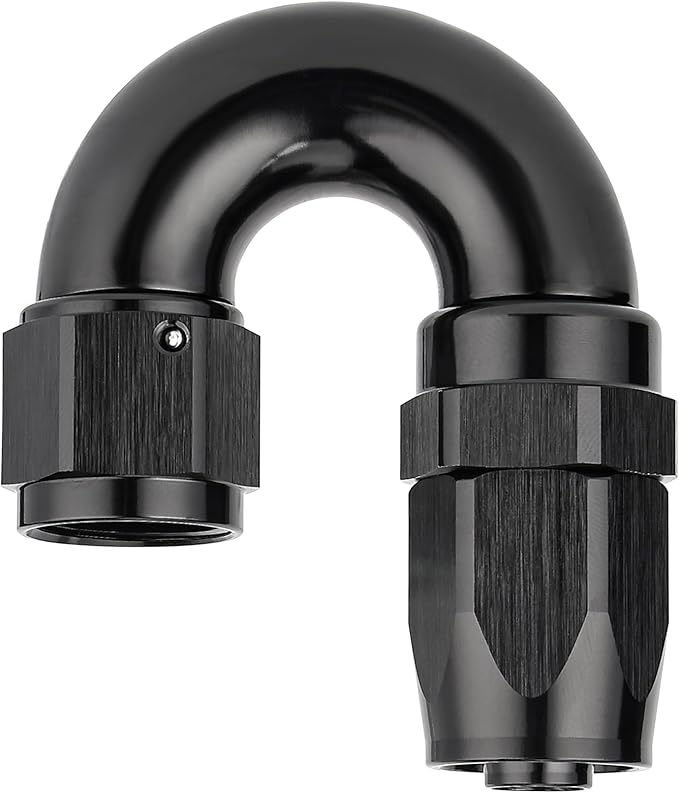 EVIL ENERGY 8AN 180 Degree One Piece Full Flow Hose End Fitting Swivel For CPE Braided Hose