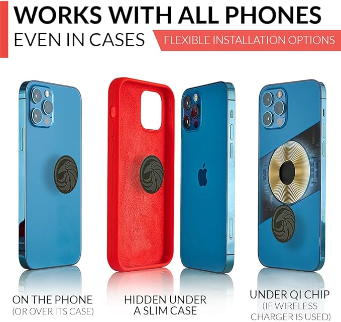 New 2025 Magnetic Cell Phone Holder for Car Vent【 All-Metal 】- for Any Smartphone (iPhone, Android, GPS) | Stylish All-Metal One-Hand & One-Sec Phone Mount for Car, +100 to Safeness & Comfort