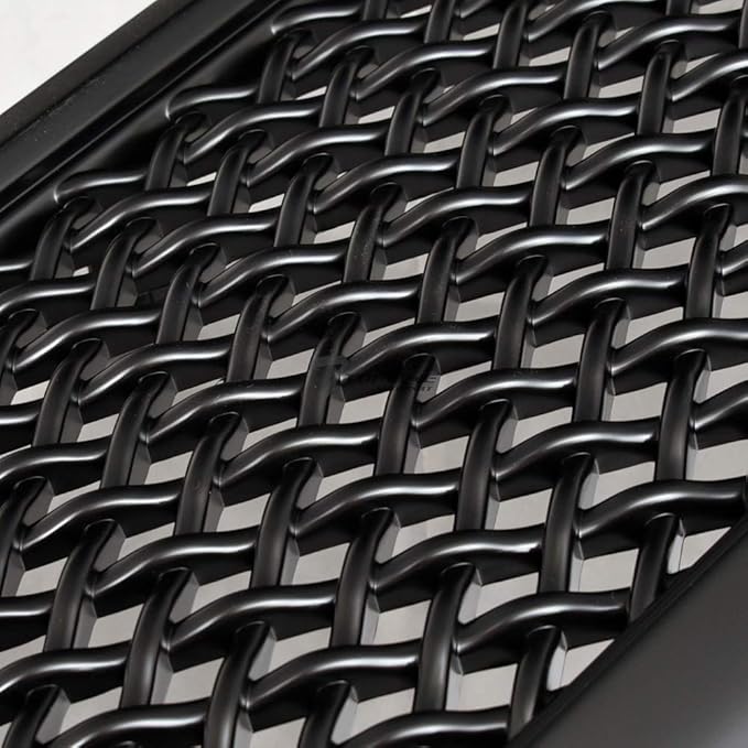 Matte Black Dragon Mesh Front Hood Bumper Grill Grille Gurad Guard ABS Compatible With 05-11 Toyota Tacoma