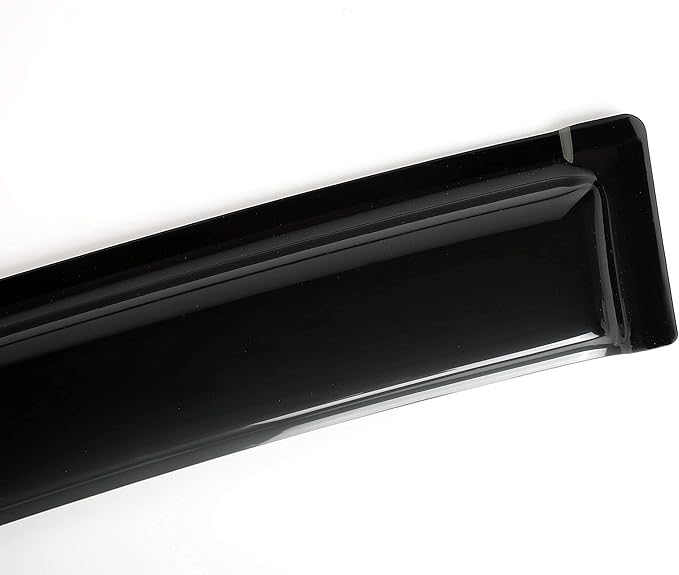 Side Rain Guards, 4pcs Out-Channel Nice Wind Deflector Set, Window Visors fit for 2002-2009 Chevrolet Trailblazer (Not Ext Models),GMC Envoy (Not XL/XUV Models) 94733