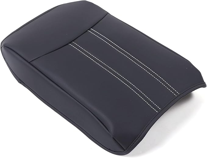 Armrest Box Cover Center Console Pad Compatible with Honda Pilot 2023 2024/2024 Ridgeline/Passport Accessories Leather Auto Armrest Cover, Waterproof Car Center Console Armrest Cushion