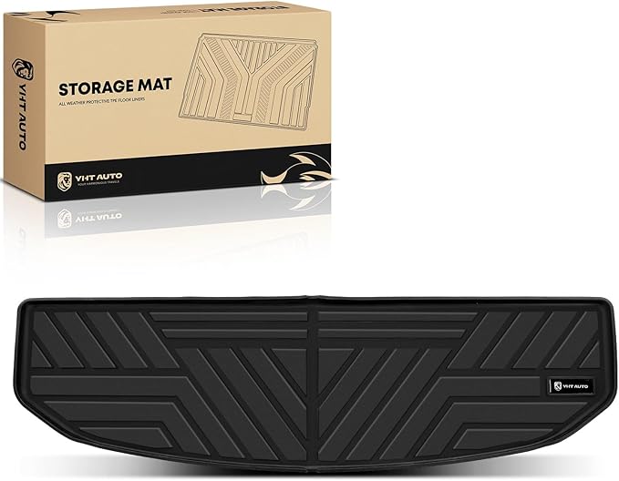 YHTAUTO Trunk Mat Compatible with Kia Sorento 2021-2025, TPE All Weather Car Mats Waterproof Anti-Slip Odorless Floor Liner, Sorento Accessories Cargo Liner