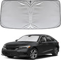 KAYZT Windshield Sun Shade for Honda Civic 2022-2025 11th Gen Foldable Sunshade Front Window Custom Fit Accessories