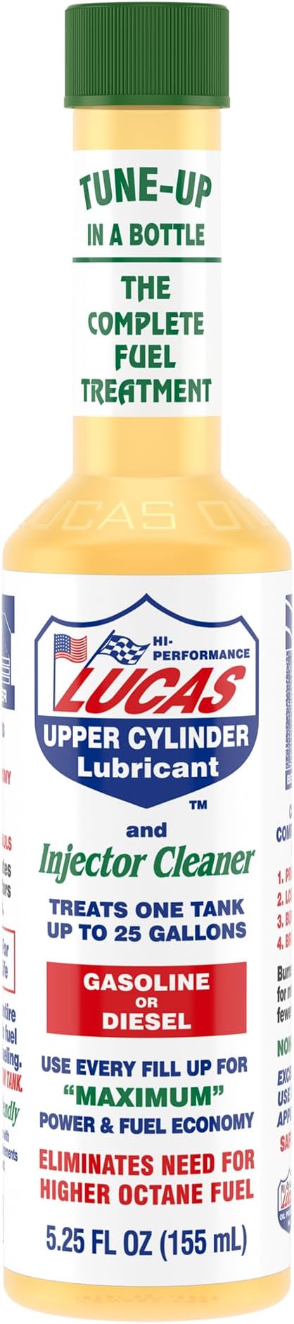 Lucas Oil LUC10020 Fuel Treatment - 5.25 Oz, multi-colored