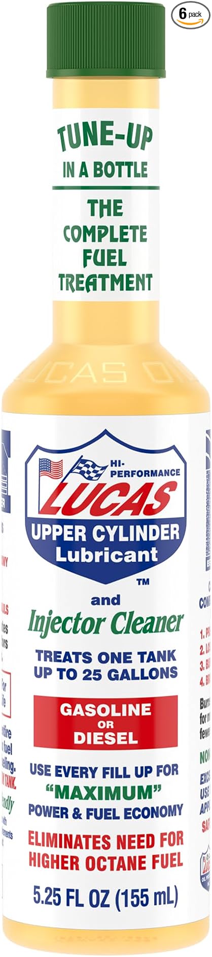Lucas Oil 10020 Fuel Treatment - 5.25 Ounce (Pack of 6)