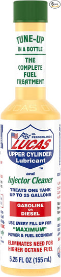 Lucas Oil 10020 Fuel Treatment - 5.25 Ounce (Pack of 6)