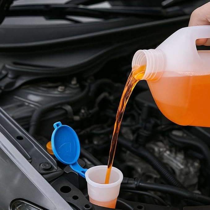 ABRO Car Windshield Washer Fluid: 1 Gallon, All Season/Weather Vehicle Window Cleaner | Streak-Free Clean | Bug and Tar Remover for Cars