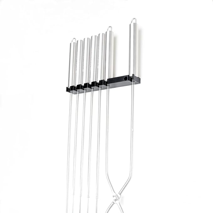 Spartan Mounts Hook Designed for Solo Stove Tools | Camping Backyard Family Campfire Tools Storage Display Rack Fire Hook Mount