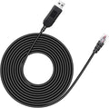 USB to RJ11 Radar Detector Power Cable,DC5V-12V Power Cable Replacement for Escort, Uniden, Radenso XP, Beltronics & Whistler Radar Detectors (13FT Length)