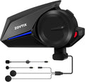 Motorcycle Helmet Headsets, 2 Riders 500M Helmet Communication System S2 Motorcycle Intercom Headset with DSP&CVC Noise Cancellation/HiFi Sound/IP67 Waterproof/Wake up Siri - Single Pack
