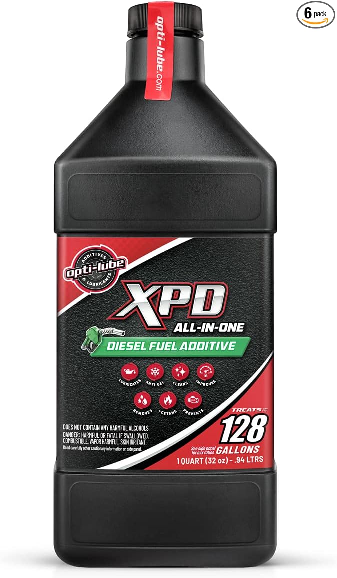 Opti-Lube XPD All-Season Diesel Fuel Additive - Quarts (6 Quarts (Treats 768 Gallons))