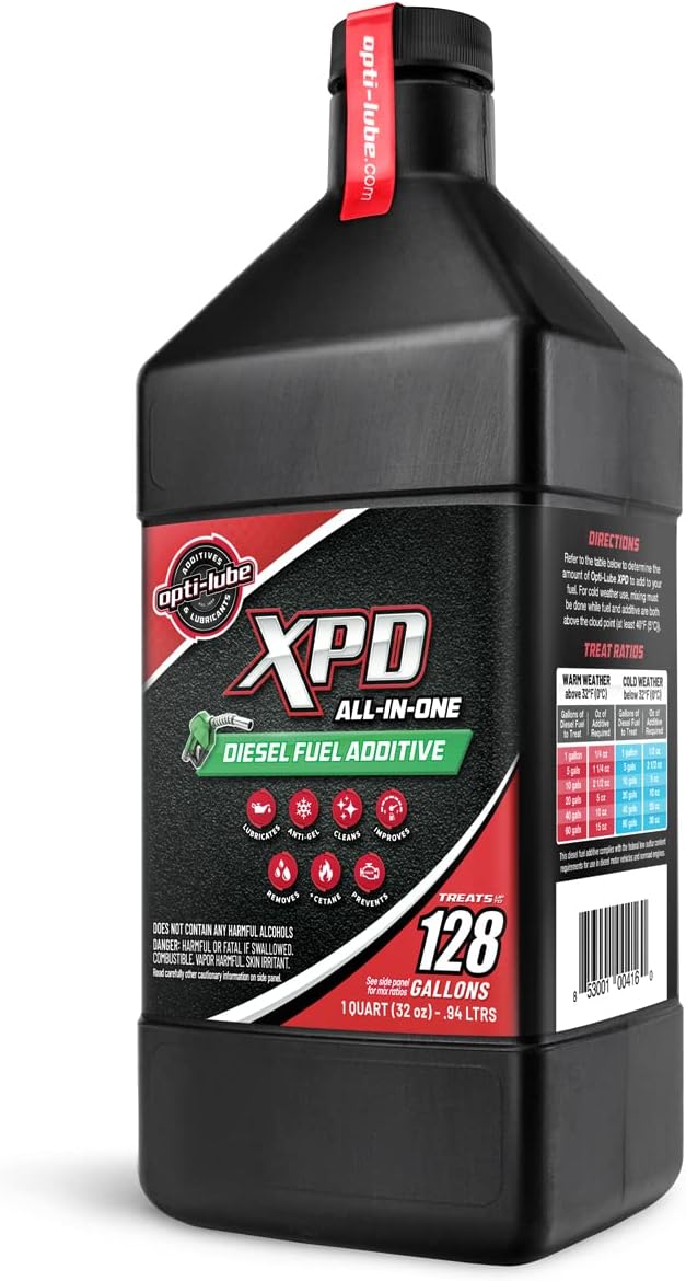 Opti-Lube XPD All-Season Diesel Fuel Additive - Quarts (1 Quart (Treats 128 Gallons))