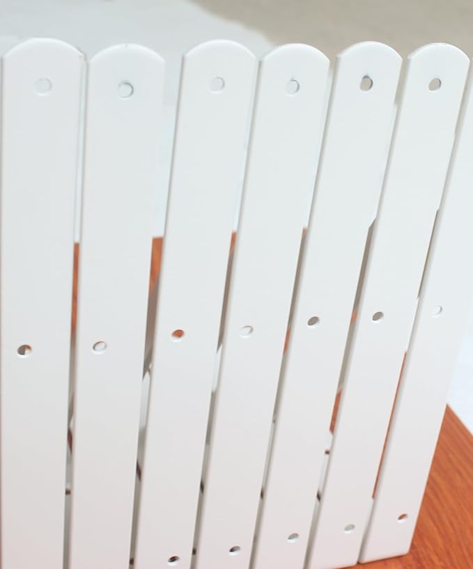 16 Pack L10 x H 8" White Heavy Duty Shelf Brackets with Screws Metal Shelf Brackets Shelf Support Angle Brackets for Shelves L Brackets Heavy Duty Floating Shelf