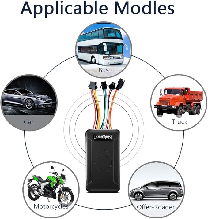 SinoTrack GPS Tracker Device for Vehicles – 4G Real-Time Tracking Location, Speed & Route Monitoring, Geo-Fence Alerts, No Tracking System Subscription – Works for Cars, Trucks & Fleets