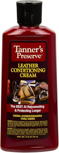 Tanner's Preserve Leather Conditioning Cream - Pack of 6 x 7.5 Fl Oz - Easy-to-Use Formula Safely Cleans Leather and Restores Supple and Rich Luster - Made Without Harsh Chemicals or Ingredients