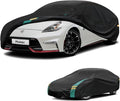 Coupe Car Cover Waterproof All Weather for Automobiles, Universal Fit for Porsche Boxster, Nissan 370Z/350Z, BMW Z4, Subaru BRZ, etc. Rain Winter Sun Protection. (Length: 166"-178")