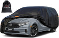 Kayme 7 Layers Minivan Car Cover Waterproof All Weather for Automobiles, Outdoor Full Cover with Zipper, Universal Fit for Honda Odyssey, Toyota Sienna, Grand Caravan, Station Wagon(191-206 inch)