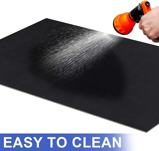 Motorcycle Mat 78 x 31 Inch Garage Floor Rug Washable Parking Mats for Garage Floors Non Slip Oil Absorbent Pad Rubber Backing Layer Protects Floor from Spills Drips Stains(Arrow Style)