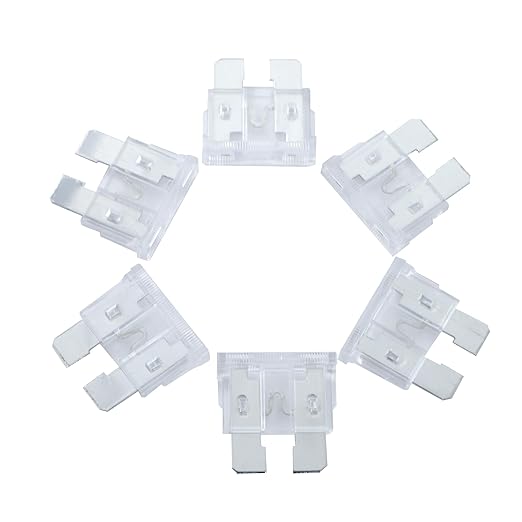 100 Pack Auto Fuses 25 AMP ATC/ATO Standard Regular Fuse Blade 25A Car Truck Boat Marine RV