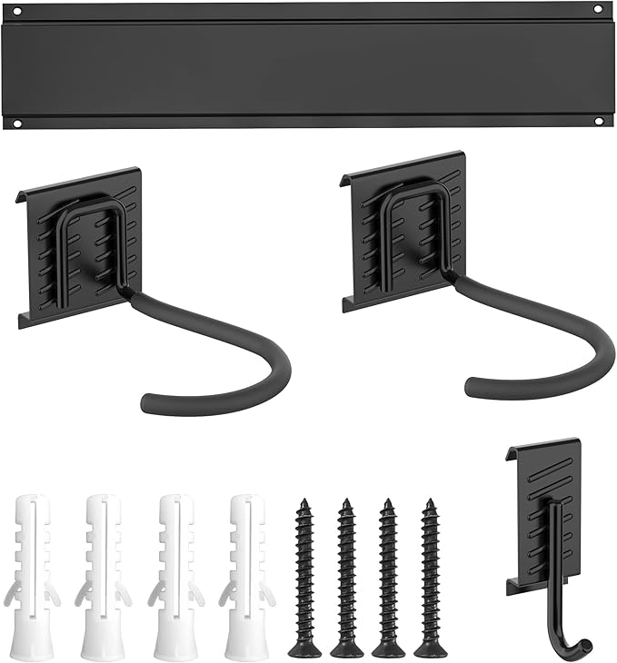 Ultrawall Bike Rack, Garage Bike Rack Wall Mount for 2 Bicycle and 1 Helmet, Heavy Duty Bike Storage for Home Space Saving Holds Up to 100lbs