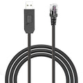 Radar Detector Cable, USB to RJ11 Plug Power Cord with Mute Function,Replacement Power Cable,for Escort Smart MAX 360 Passport Cobra 360 Unide R1/3/4/DFR8/9 Radenso XP etc Radar Detector.