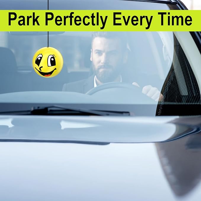 Garage Parking Aid Ball, Parking Guide System for Car Accessories, Stop Indicator, Parking Assist Ball, Aid-Parking Kit, Garage Car Stopper, Pack of 2