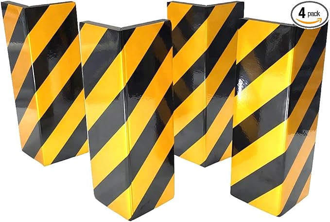 Garage Wall Protector for Car Doors, 4 Pack 15.7" x 9.8" Wall Corner Guard for Parking Garages, Edge Protector Foam, Protect Your Car, Garage Corner Edge and Bumpers Corner Guards