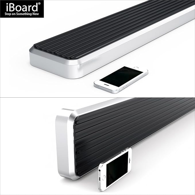 APS Wheel to Wheel Running Boards 6in Compatible with Ford F150 2015-2025 Regular Cab 6.5ft Bed & F-250 F-350 Super Duty 2017-2025 304 Stainless Steel (Nerf Bars Side Steps Side Bars)
