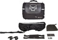 TUBE motorcycle travel luggage, made of waterproof Cordura and Italian leather 6.6 gallons capacity, motorcycle seat/rack/sissy bar bag