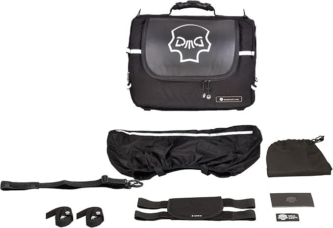 TUBE motorcycle travel luggage, made of waterproof Cordura and Italian leather 6.6 gallons capacity, motorcycle seat/rack/sissy bar bag