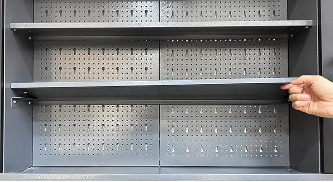 JZD Metal Storage Organization System, Hanging Closet, for Garage Basement Utility Room