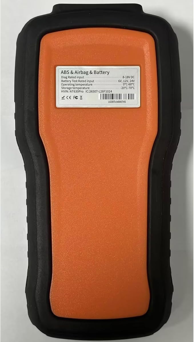 UPGRADED NT630 Plus, FOXWELL NT630 Pro 2-in-1 ABS SRS OBD2 Scanner & Battery Tester, Car Scan Tool with 12V Battery Load Analyzer, 100-1100CCA, ABS Bleed, BMS/OIL/SAS/EPB Reset, Live Data, Active Test